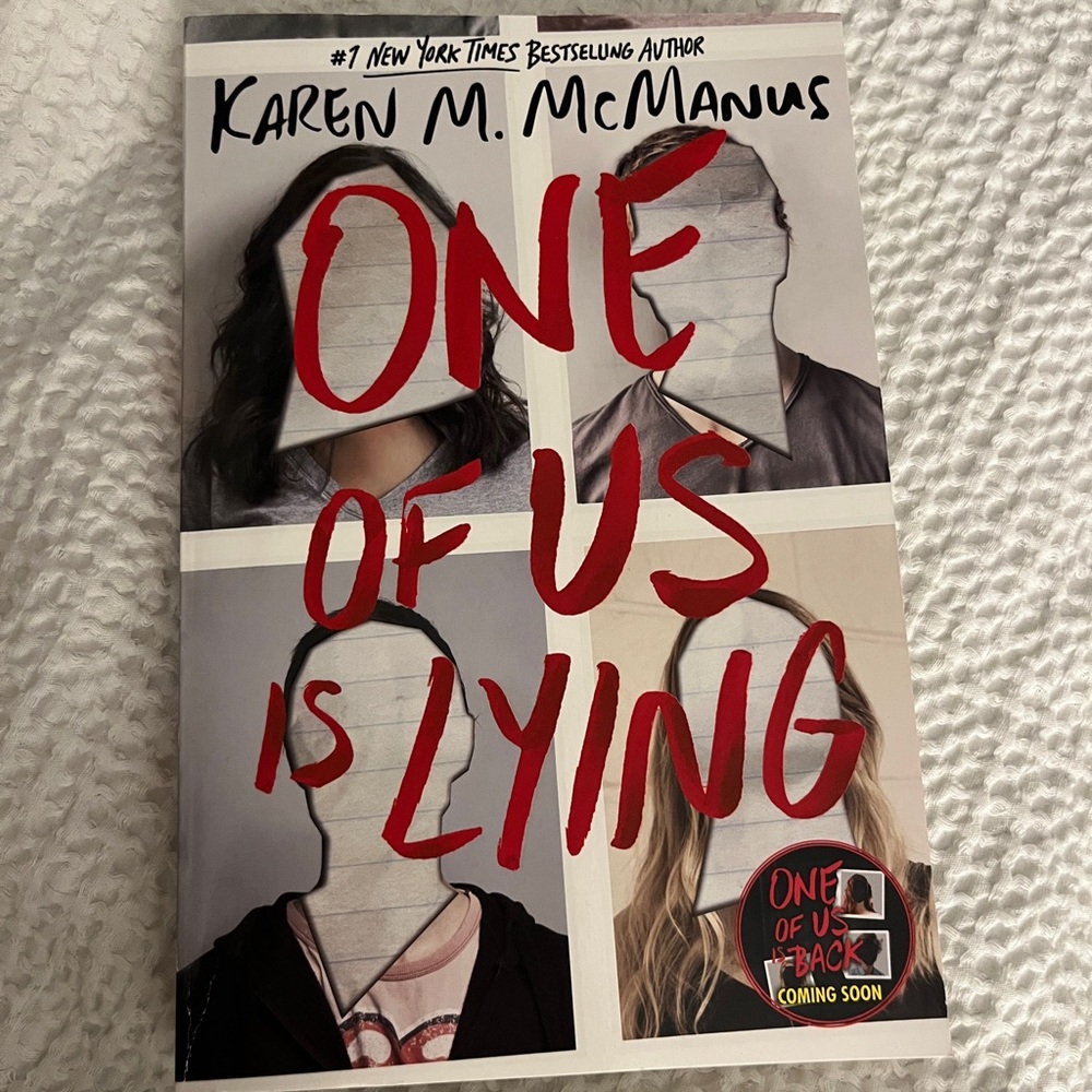3/$12 One of us is Lying book by Karen M. McManus